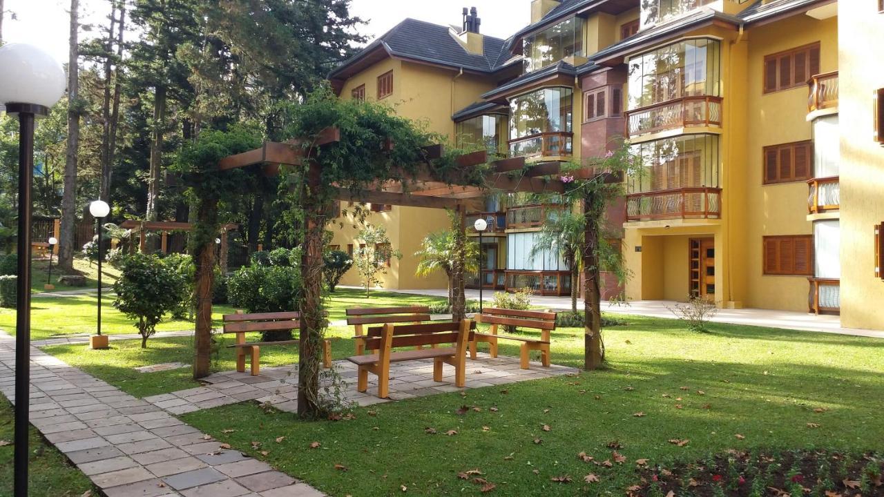 Apartamento Luxuoso No Cond Vista Do Quilombo A 50 Metros Do Hard Rock Cafe Gramado Bagian luar foto