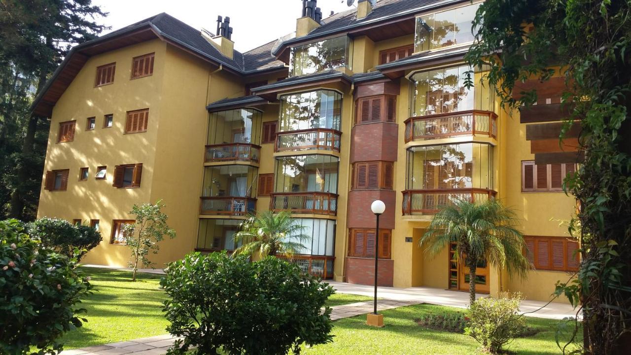 Apartamento Luxuoso No Cond Vista Do Quilombo A 50 Metros Do Hard Rock Cafe Gramado Bagian luar foto